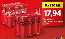 Lidl Napój Coca-Cola Zero oferta