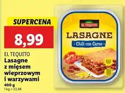 Lidl Lasagne chili con carne El Tequito oferta