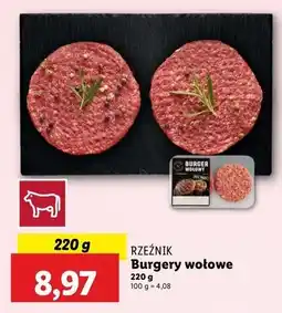 Lidl Burger wołowy Rzeźnik Codzienna Dostawa oferta