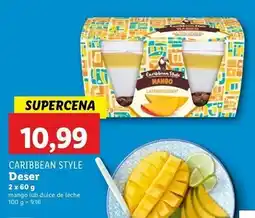 Lidl Deser dulce de leche Caribbean Style oferta