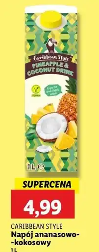 Lidl Napój ananas-kokos Caribbean Style oferta