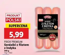 Lidl Serdelki z indyka Pikok oferta