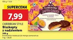 Lidl Biszkopty brzoskwinia-marakuja Caribbean Style oferta