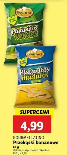 Lidl Przekąska bananowa Gourmet Latino oferta