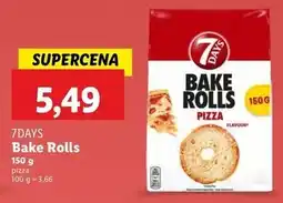 Lidl Bake rolls pizza 7 Days Rolls oferta