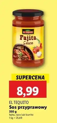 Lidl Sos taco El Tequito oferta