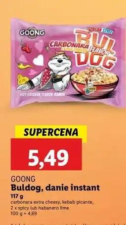Lidl Zupa bul dog lime flavor Goong oferta