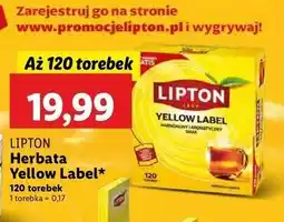 Lidl Herbata Lipton Yellow Label Tea oferta