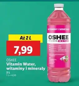 Lidl Napój witaminy i minerały Oshee Vitamin Water oferta
