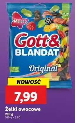 Lidl Żelki owocowe Malaco oferta