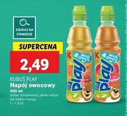 Lidl Napój mango Kubuś Play! Woda & Owoce oferta