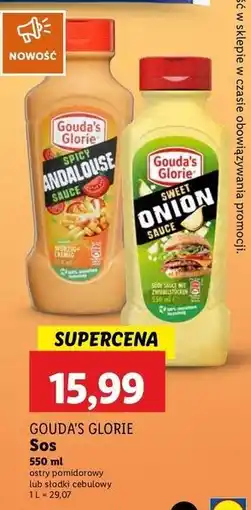 Lidl Sos sweet onion Gouda's Glorie oferta