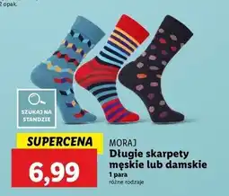 Lidl Skarpety męskie długie Moraj oferta
