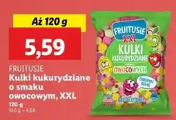 Lidl Kulki kukurydziane owocowe Fruitusie oferta