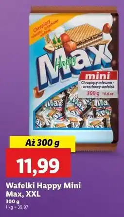Lidl Wafelek mleczno-orzechowy Flis Happy Max oferta