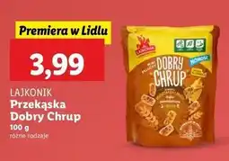 Lidl Przekąska z ziarnami sezamu lnu i chia Lajkonik Dobry Chrup oferta