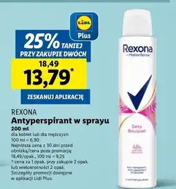 Lidl Antyperspirant Rexona Sexy Bouquet oferta