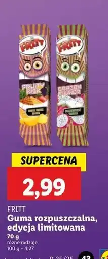 Lidl Guma rozpuszczalna dragon power Fritt oferta