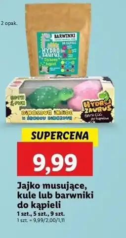 Lidl Kule do kąpieli Hydrozaurus oferta