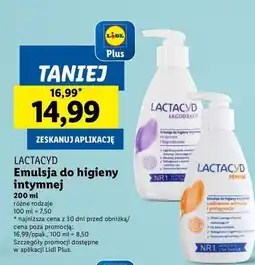 Lidl Emulsja do higieny intymnej łagodząca Lactacyd Femina oferta