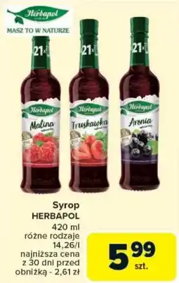 Carrefour Syrop HERBAPOL oferta
