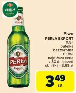 Carrefour Piwo PERŁA EXPORT oferta