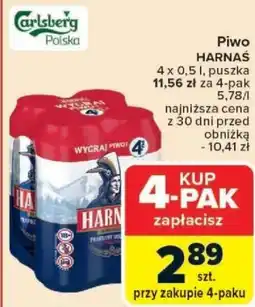 Carrefour Piwo HARNAŚ oferta