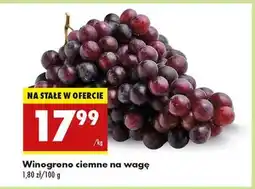 Biedronka Winogrono ciemne na wagę oferta