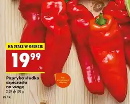 Biedronka Papryka słodka szpiczasta na wage oferta