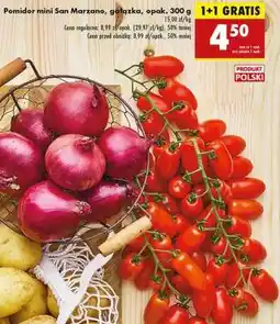 Biedronka Pomidor mini San Marzano, gałązka, opak. 300 g oferta