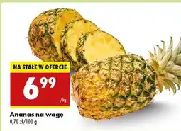 Biedronka Ananas na wagę oferta
