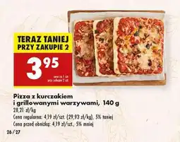Biedronka Pizza z kurczakiem I grillowanymi warzywami , 140 g oferta