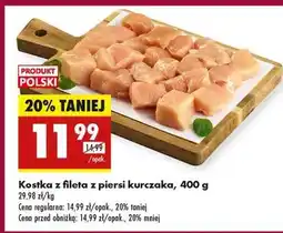Biedronka Kostka z fileta z piersi kurczaka 400 g oferta