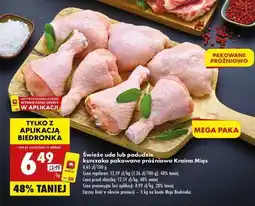 Biedronka Świeże udo lub podudzie kurczaka pakowane próżniowo Kraina Mięs oferta