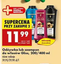 Biedronka Odżywka lub szampon do włosów Gliss, 200/400 ml oferta