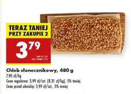 Biedronka Chleb słonecznikowy 480 g oferta