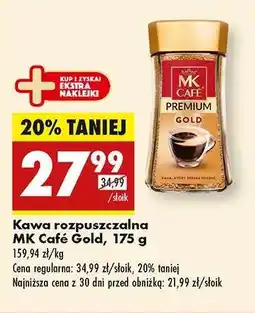 Biedronka Kawa rozpuszczalna MK Café Gold 175 g oferta