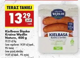 Biedronka Kiełbasa Śląska Kraina Wędlin Nature, 400 g oferta