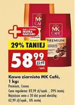 Biedronka Kawa ziarnista MK Café, 1 kg oferta