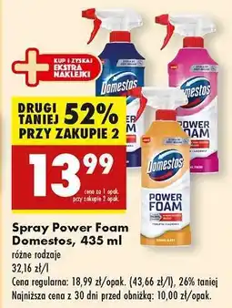 Biedronka Spray Power Foam Domestos, 435 ml oferta