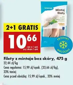 Biedronka Filety z mintaja bez skóry 475 g oferta