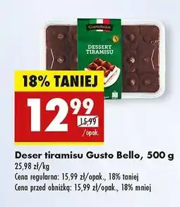 Biedronka Deser tiramisu Gusto Bello 500 g oferta