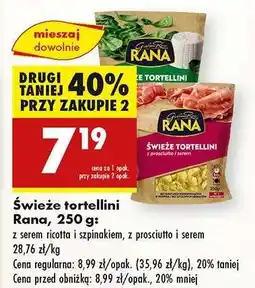 Biedronka Świeże tortellini Rana, 250 g oferta