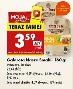 Biedronka Galareta Nasze Smaki 160 g oferta