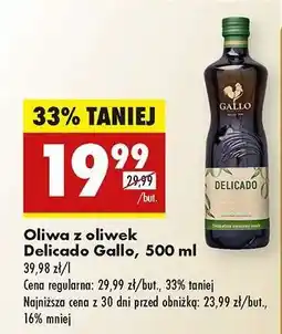Biedronka Oliwa z oliwek Delicado Gallo 500 ml oferta