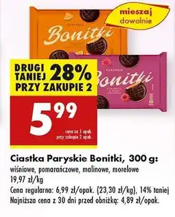 Biedronka Ciastka Paryskie Bonitki, 300 g oferta