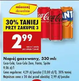 Biedronka Napój gazowany, 330 ml oferta