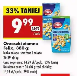 Biedronka ORZESZKI ZIEMNE FELIX 380 G oferta