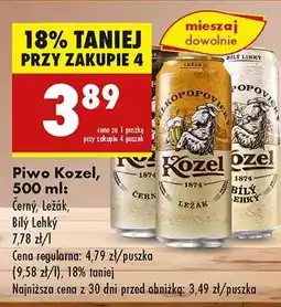 Biedronka Piwo Kozel, 500 ml oferta