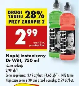 Biedronka Napój Izotoniczny Dr Witt 750 ml oferta